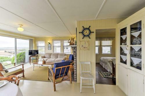 Beachfront West Yarmouth Cottage With Deck And Views!
