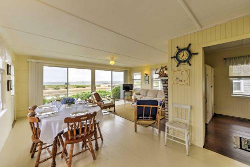 Beachfront West Yarmouth Cottage With Deck And Views!