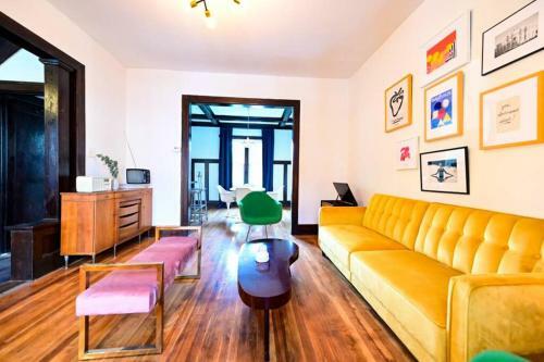 Luxe Mid-century Styled Historic Townhouse #2