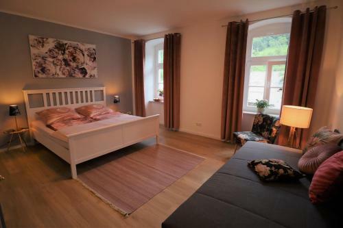 Apartamento Ferienwohnung Zum Bielatal