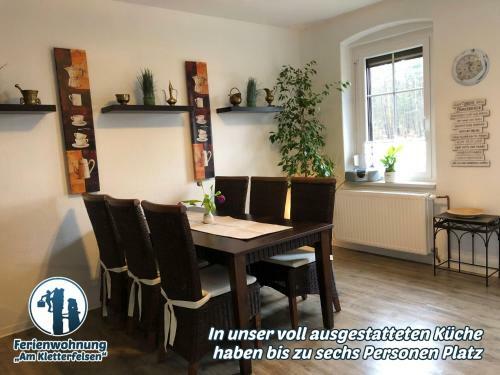 Apartamento Ferienwohnung "am Kletterfelsen"