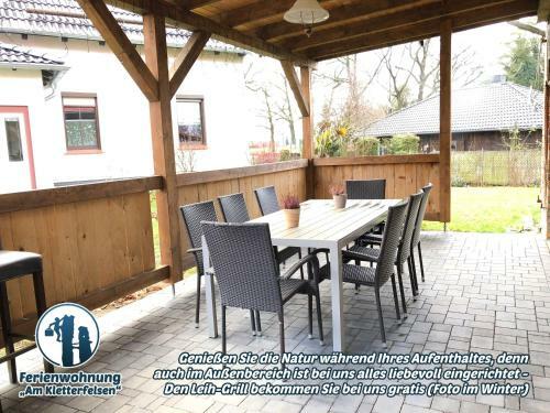 Apartamento Ferienwohnung "am Kletterfelsen"