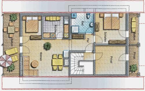 Apartamento Ferienwohnung Zerlaut