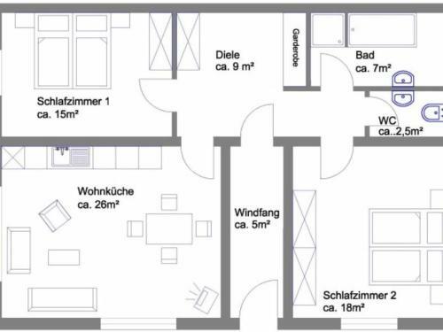 Apartamento Ferienwohnung Haus Wannenberg