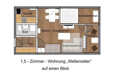 Apartamento Whg Wellenreiter - Haus Nordlichter