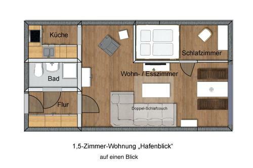 Apartamento Whg Hafenblick - Haus Nordlichter