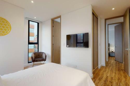 Apartamento De Dos Habitaciones Con Balcon