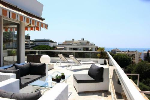 Apartamento New Rooftop With Panoramic Sea View Juan Les Pins