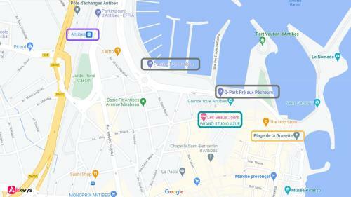 Apartamento Grand Studio Azur Avec Terrasse - Vieil Antibes