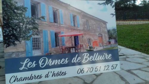 Bed & Breakfast Les Ormes De Belluire