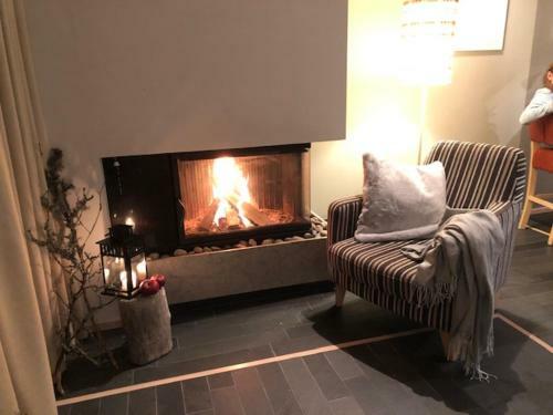 Hygge Apart With Fireplace At The Seaside