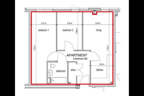 Modern Manchester City Centre Apartment 2-bedroom