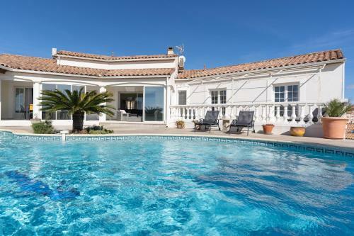 Cor4 Spacieuse Villa, Piscine Privative Vue Mer Saint Pierre La Mer