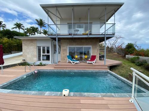 Villa 'les Cormorans' Avec Piscine Et Vue Mer