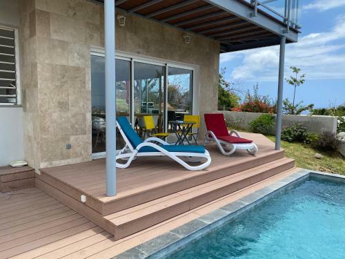 Villa 'les Cormorans' Avec Piscine Et Vue Mer