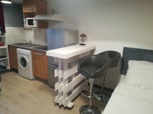 Apartamento Agr�able Et Tranquille Studio Vue Mer
