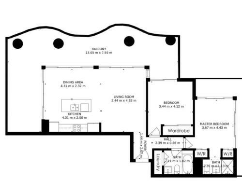 Apartamento Shores 201