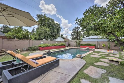 Midtown Getaway With Private Pool And Grass Yard!