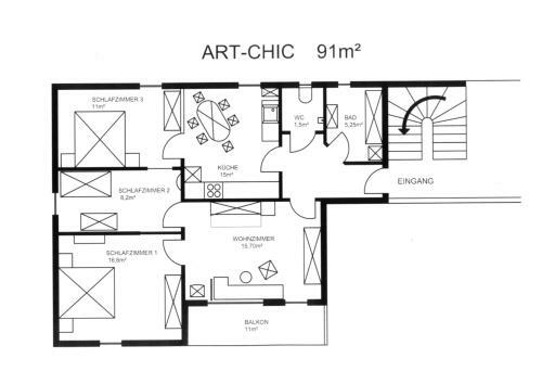 Apartamento Art Chic - Your Exklusive Stay