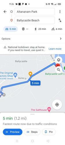 Maria's Place (central Ballycastle 3 Bedroom)