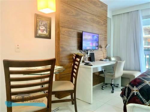 Apartamento Flat Fusion �rea De Lazer Completo E Mini Cozinha