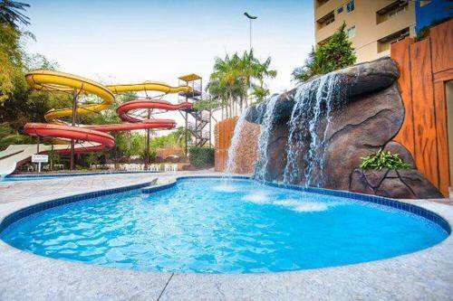 Apartamento Quarto Studio Golden Dolphin Grand Piscinas - 24 Horas