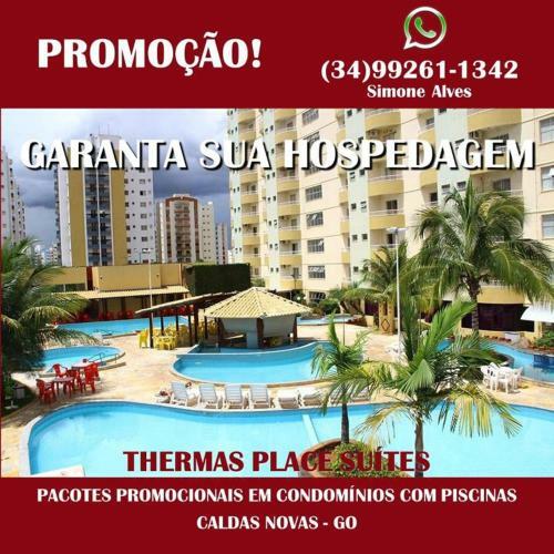Apartamento Thermas Place Su�te Caldas Novas Com Piscinas Termais