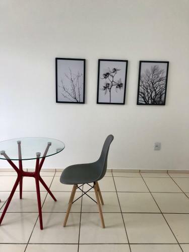 Apartamento Apto Central, Ar, Smart Tv, Cozinha