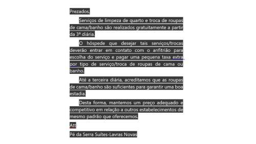 P� Da Serra Su�tes