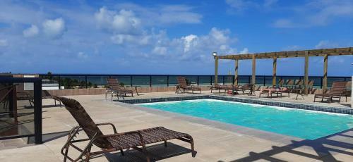 Apartamento Flat Fant�stico A Beira Mar No Cabo Branco