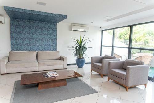 Apartamento Flat, P� Na Areia, Cabo Branco