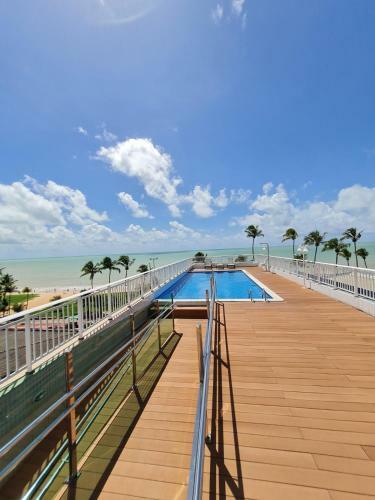 Apartamento � Na Beira-mar Do Mar Flat