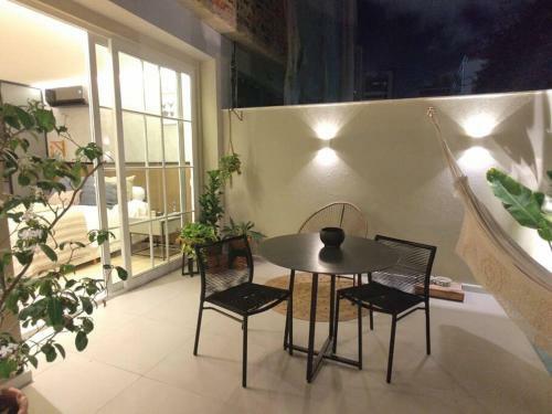 Apartamento Lindo Flat Com �rea Externa Privativa.
