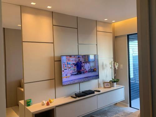 Apartamento Luxo 1406 - Quarto E Sala Com Varanda Frente Mar Ponta Verde