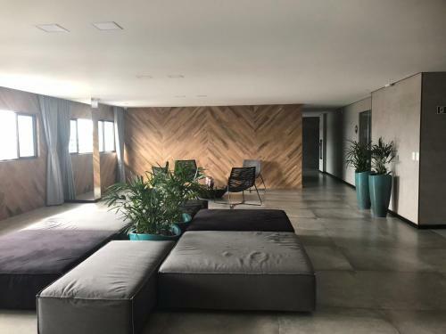 Apartamento Luxo 1406 - Quarto E Sala Com Varanda Frente Mar Ponta Verde