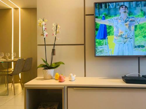Apartamento Luxo 1406 - Quarto E Sala Com Varanda Frente Mar Ponta Verde