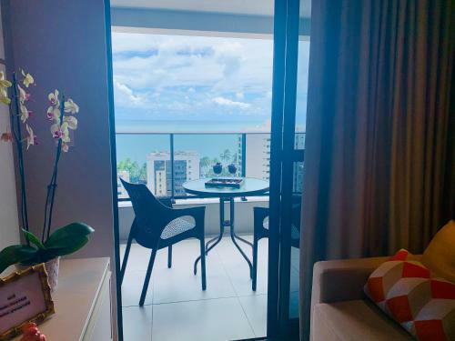 Apartamento Luxo 1406 - Quarto E Sala Com Varanda Frente Mar Ponta Verde