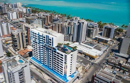 Apartamento Luxo 1406 - Quarto E Sala Com Varanda Frente Mar Ponta Verde