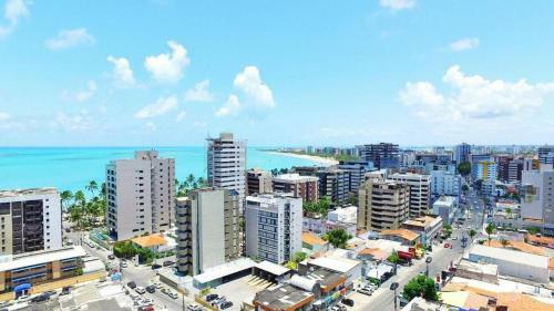 Apartamento Luxo 1406 - Quarto E Sala Com Varanda Frente Mar Ponta Verde