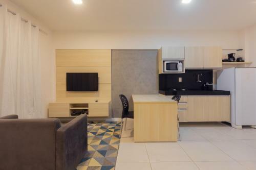 Apartamento Flat Com Piscina E Vista Pro Mar Em Ponta Verde Al