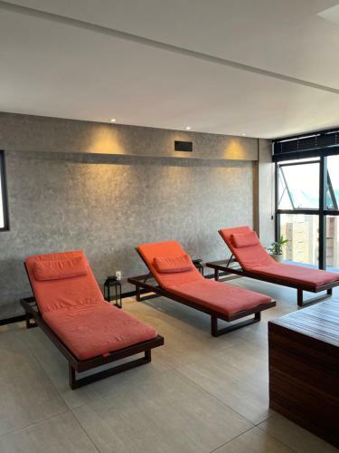 Apartamento Flat Com Piscina E Vista Pro Mar Em Ponta Verde Al