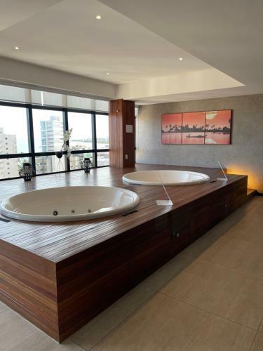 Apartamento Flat Com Piscina E Vista Pro Mar Em Ponta Verde Al