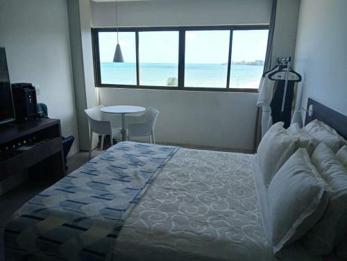 Apartamento Otimo Flat Com Vista Panoramica Da Praia Em Maceio