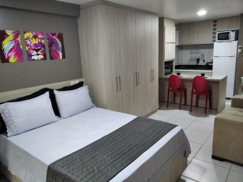 Apartamento Studio No West Flat Moderno E Aconchegante Com Excelente Localiza��o Com Wi-fi