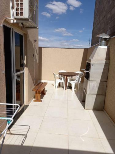 Apartamento Flat Ol�mpia Com �rea De Churrasqueira Privada E Tudo Novo