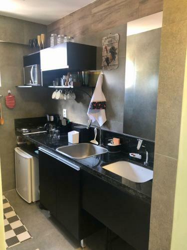 Apartamento Flat Natal Com Vista Para O Mar E Cozinha Completa