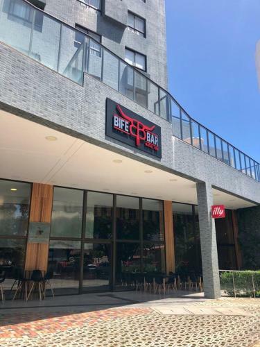 Apartamento Flat Natal Com Vista Para O Mar E Cozinha Completa