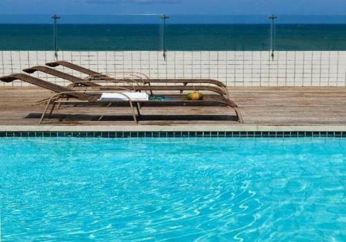 Apartamento Flat Mobiliado De Frente Para O Mar Em Natal