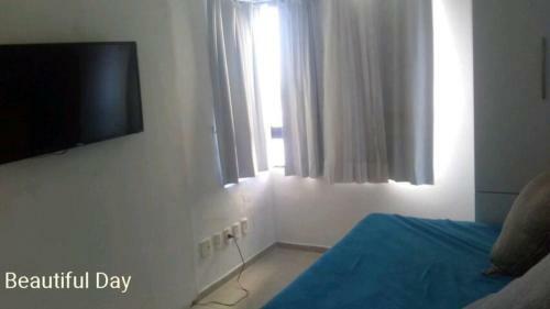 Apartamento Flat Mobiliado De Frente Para O Mar Em Natal