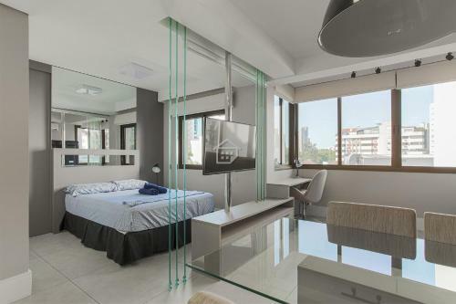Apartamento Studio Lindo E Completo Regi�o Moinhos - C/ Garagem